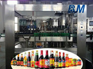 Automated Rotary Bottling of Soybean Sauce/Vineger, Syrup Piston Filling Capping Machine Equipment