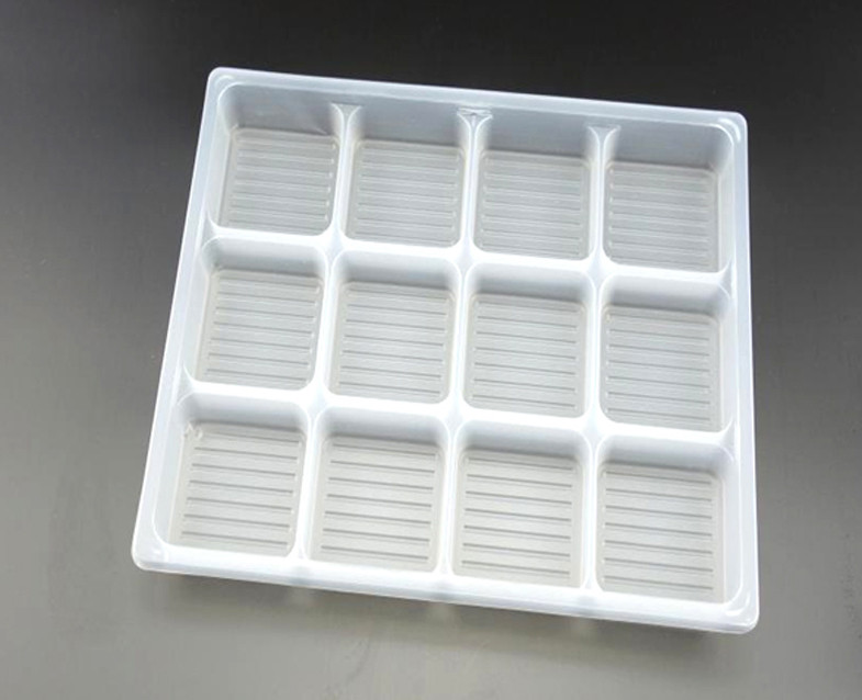 12 Holes Steamed Bun Tray / Clear Plastic Egg Cartons Plastic For Store