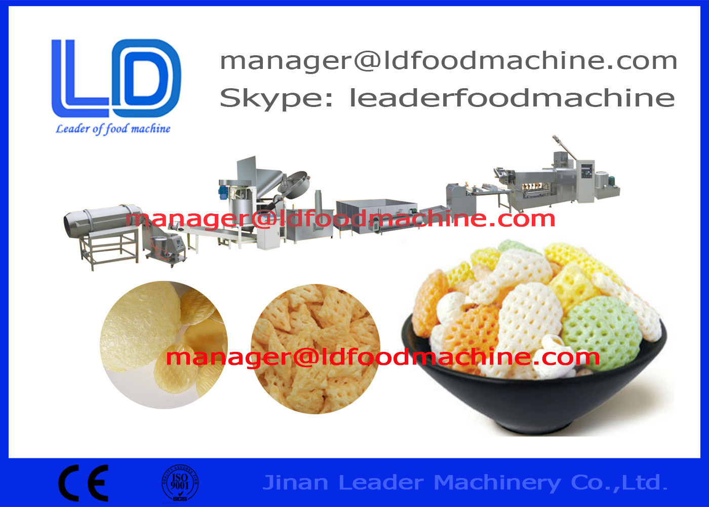 Pet food 3D Snack Pellet Machinery Food grade , Food Processing Equipments