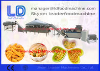 Automatic Extruded Fried Wheat Flour Crispy Chips Snack Making Machine , 3 phases 380V 50Hz