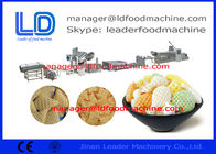 Puffed Food 3D Snack Pellet Machinery / Single Screw Extruder