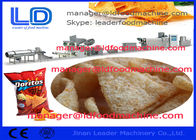 Fried Square Doritos Corn Chips Making Machine , 220kg/h Extruded Snacks Machinery