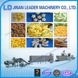 Extruder Rice Puff Inflating Snacks Making Machines Stainless Steel