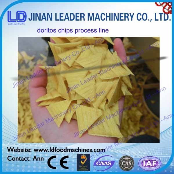 Automatic corn chips doritos processing line corn snack making machine