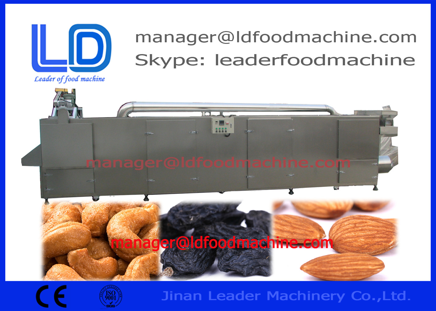 The multi- layer snacks dryer