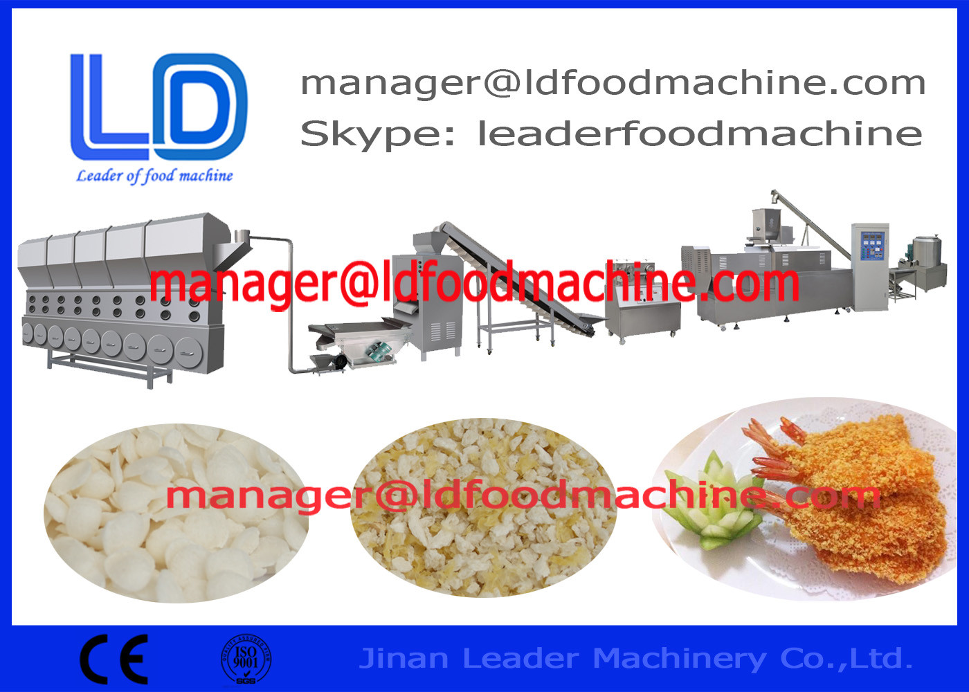 fillet / sea food Bread Crumb Machine / food processing equipment