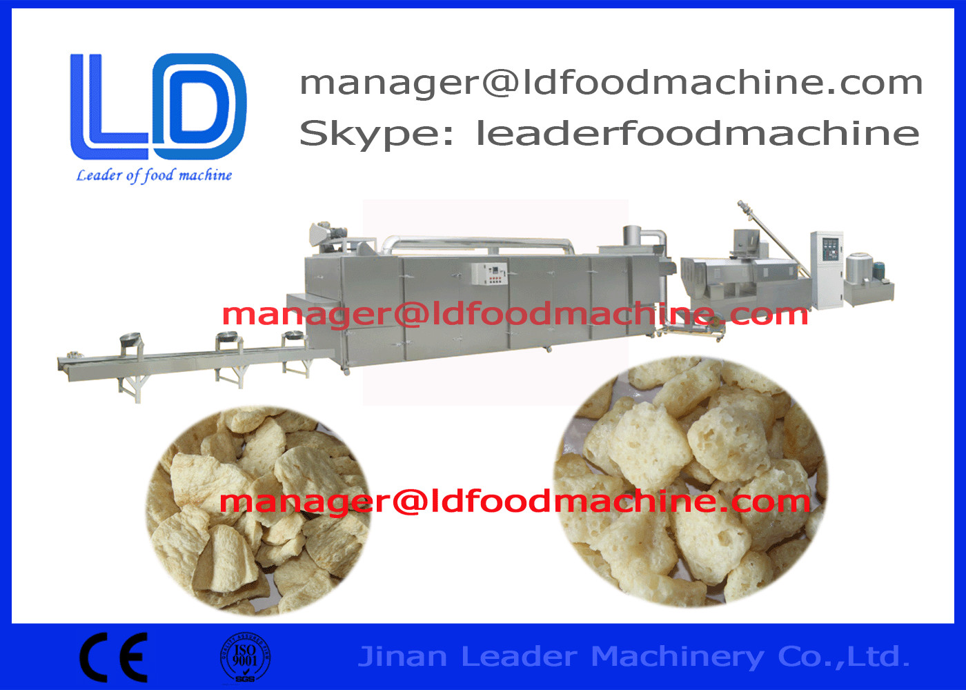 Soybean Protein Food Production Line for Food Processing Plants
