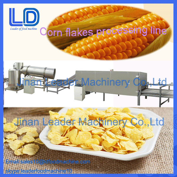 High Capacity Corn Flakes Making Machine , Grain Processing Equipment