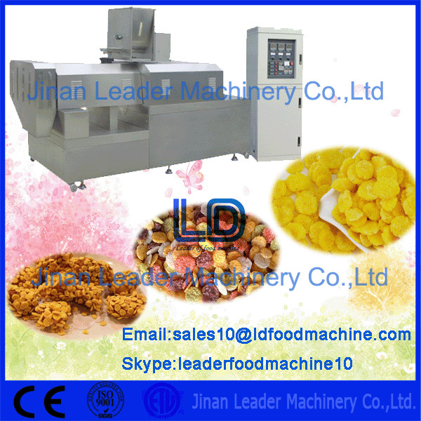 Breakfast Cereals Corn Flakes Making Machine Extruded Processing Line