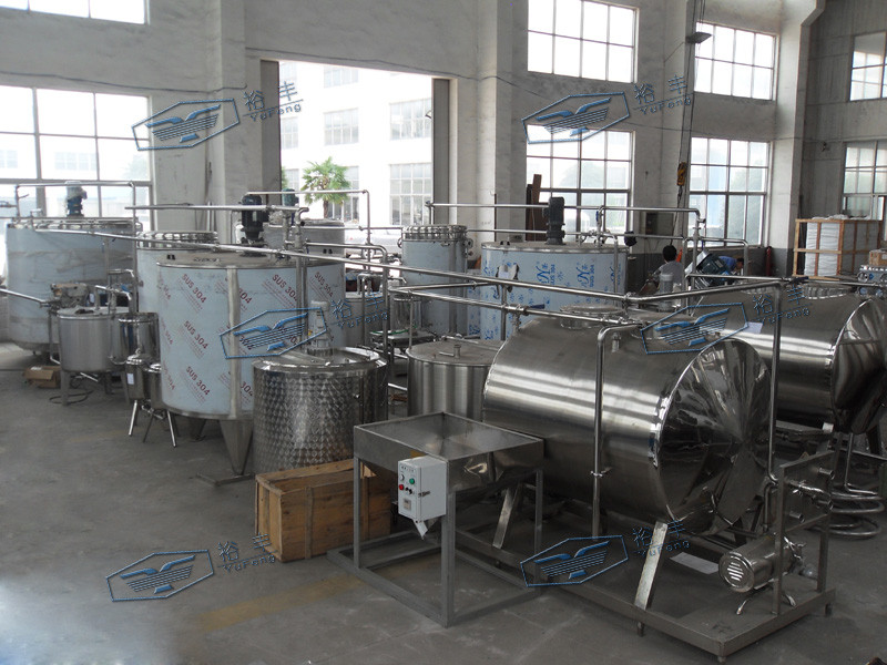 Electric Aseptic Juice Processing Equipment Mixing Sterilizing Machine