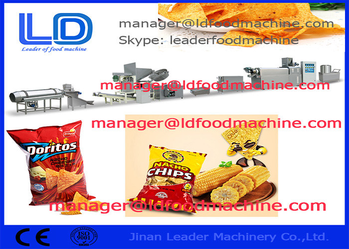 Tortilla Doritos Corn Chips Making Machine / Food Processing Equipment