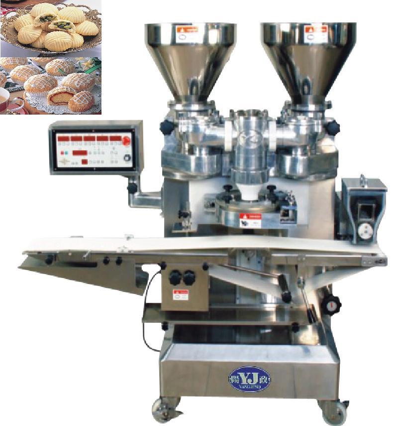 Chocolate Filled Cookie, 2 Color Cookie Encrusting and Forming Machines / 4800 PCS / HR
